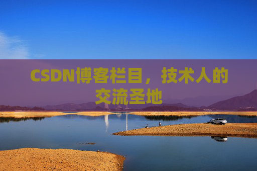 CSDN博客栏目，技术人的交流圣地